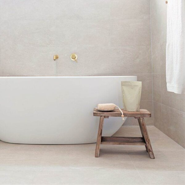 Nieve White Matt Tile offer a calming stone look with delicate vein patterns, creating a soothing atmosphere.