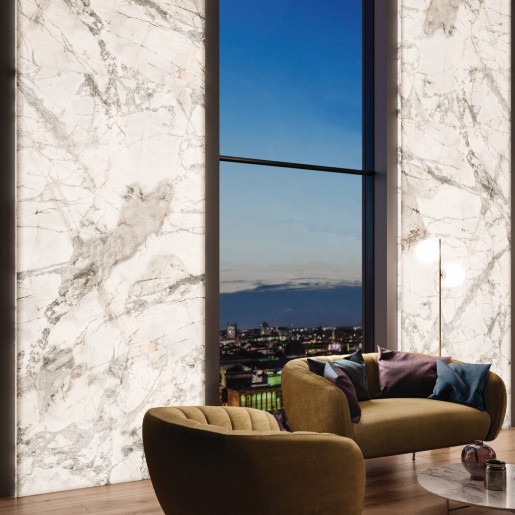 Buy Porcelain Slab Luce Marble White Polished 1200x2600x6 (Code:02840 ...