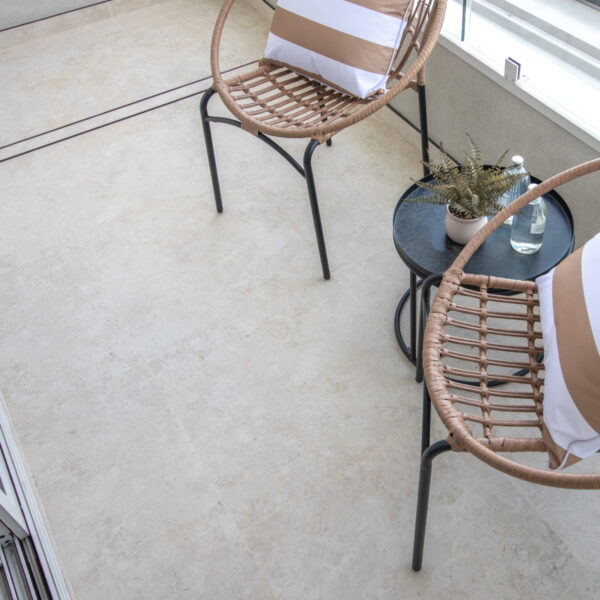 New Travertine Bianco Tile for Balcony (2)