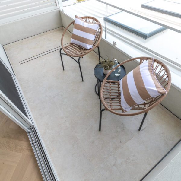 New Travertine Bianco Tile for Balcony (5)