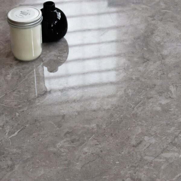 Florence Grey Polished Stone look tiles